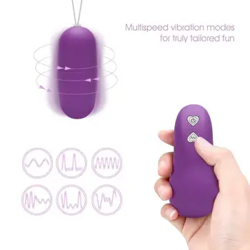 Brezžični Daljinski upravljalnik Vibrator Skoki Jajce Bullet Multi-Speed Klitorisa Massager Juguetes Sexuales Par Sex Igrače za Ženske 1