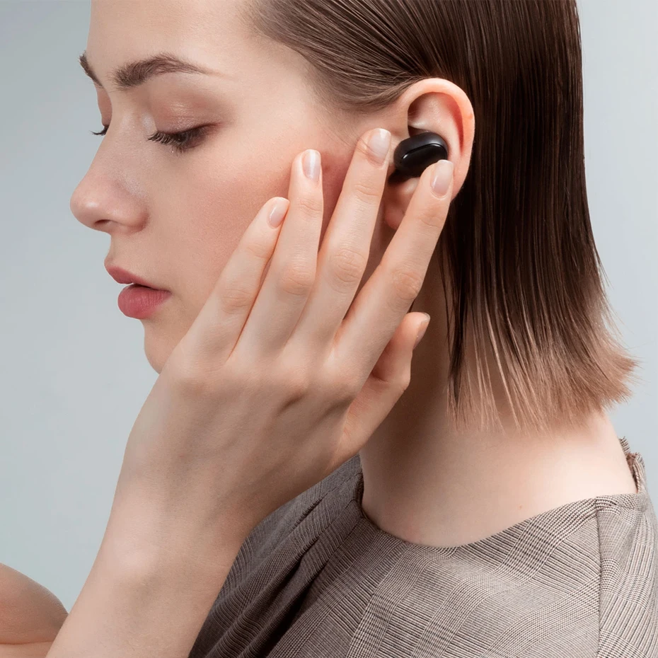 Xiaomi airdots 2 tws Redmi Airdots s TWS Brezžične slušalke Glasovni nadzor Bluetooth 5.0 zmanjšanje Hrupa Tap Control 3