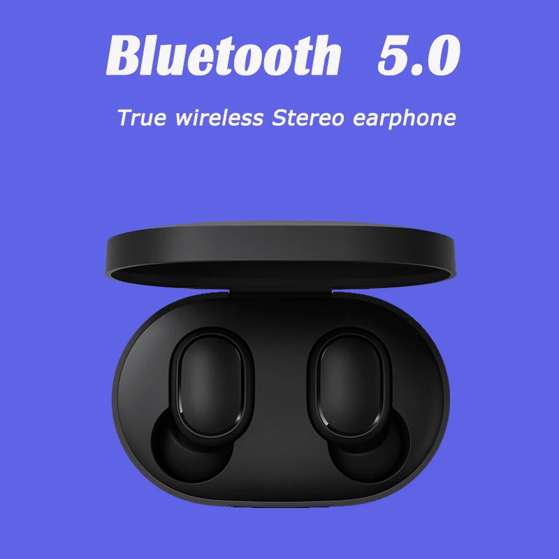 Xiaomi airdots 2 tws Redmi Airdots s TWS Brezžične slušalke Glasovni nadzor Bluetooth 5.0 zmanjšanje Hrupa Tap Control 4