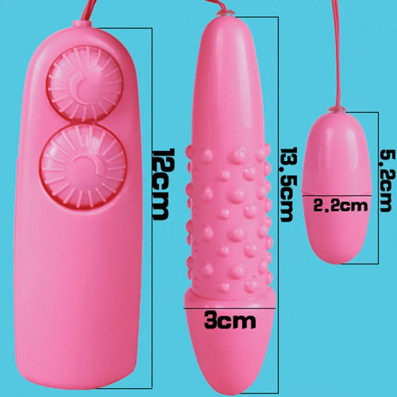 Vibrator sex igrače za žensko Dvojni Dildo z vibriranjem Vaginalne kroglice Daljinsko upravljanje Mini Bullet Vibrador G-spot Stimulator wibrator 4