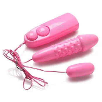 Vibrator sex igrače za žensko Dvojni Dildo z vibriranjem Vaginalne kroglice Daljinsko upravljanje Mini Bullet Vibrador G-spot Stimulator wibrator 5