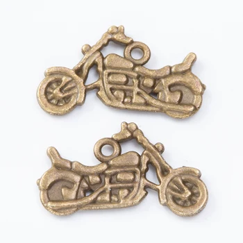 35 kosov retro kovinski cinkove zlitine motocikel obesek za DIY ročno izdelan nakit, ogrlico, zaradi česar 7424 9654