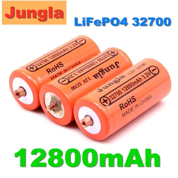 4PCS original 32700 12800mAh 3.2 V lifepo4 Baterije za ponovno Polnjenje Strokovno Litij-Železo Fosfat Baterije z vijakom 1