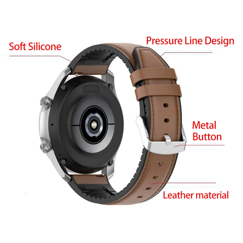 Usnje moda Zamenjava Watchband Za LEMFO LEM12 LEM 12 Pro Smartwatch Pribor Mehki Silikonski Watchbands Pašček za Zapestje 4