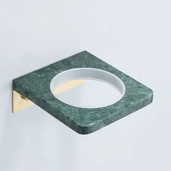 Nordijska luč luksuzni baker brušena zlato marmorno kopalnico ščetko za zlati ustvarjalne ščetko imetnik nastavite lahko udaril brezplačno 3