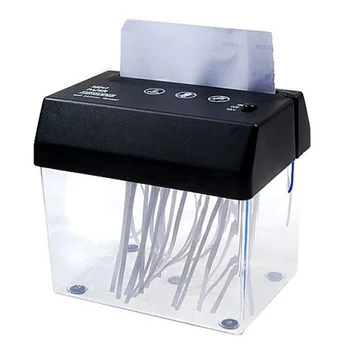 Mini Električni Drobilnik Prenosni Papir Shredder USB Baterija Upravlja Shredder Dokumentov Rezanje Papirja Orodje za Domačo Pisarno 9828