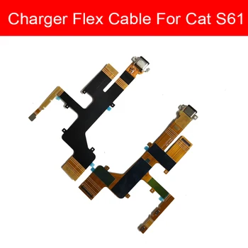 Polnjenje prek kabla USB Priključek Priključek Odbor Za Mačka S61 Polnilnik Usb Odbor Flex Ploski Kabel Telefon Zamenjava rezervnih Delov