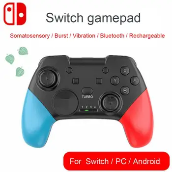 Brezžično-Bluetooth Gamepad Igra palčko Krmilnik s 6-Osni Ročico za Preklapljanje Pro NS-Stikalo Pro Gamepad Za Preklop Konzole 3