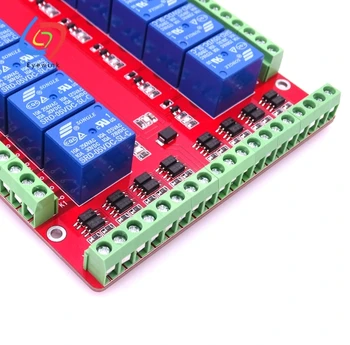 16 Kanalni Relejni Ščit Modul RM16LS 5V 12V 24V za Raspberry Pi Pcduino Razvoj Odbor DIY Komplet RC Elektronskih Igrač 1