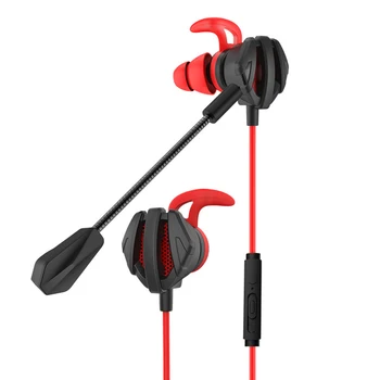 1,2 m Žične Slušalke Gaming Čepkov E-Šport šumov in-Ear Slušalke Z Upogljivi Stereo Mic Za Telefon PS4 Xbox Stikalo 9877