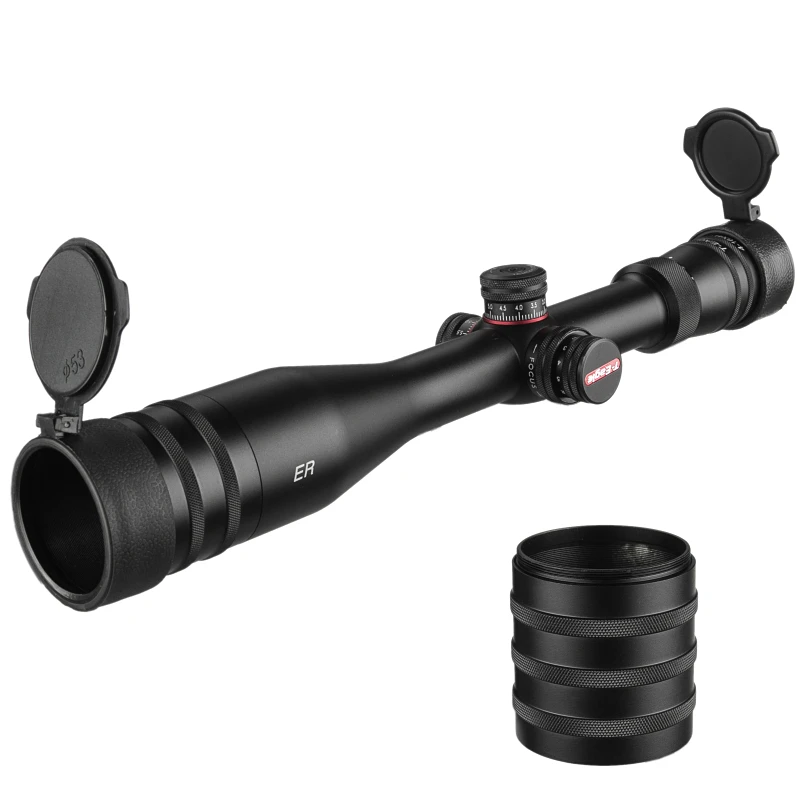 T-OREL Taktično Dolgo Vrsto Puške Področje 4-16x44 SFIR Zraka Puška Optika Red Dot Osvetljeni Riflescope Puška, Streljanje 1