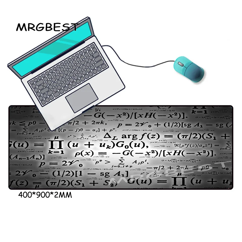 MRG Matematični Formuli Hitrost Različica Zaklepanje Robu Velike Naravne Gume Mouse Pad Nepremočljiva Igra Desk Mat CSGO Dota LOL 2